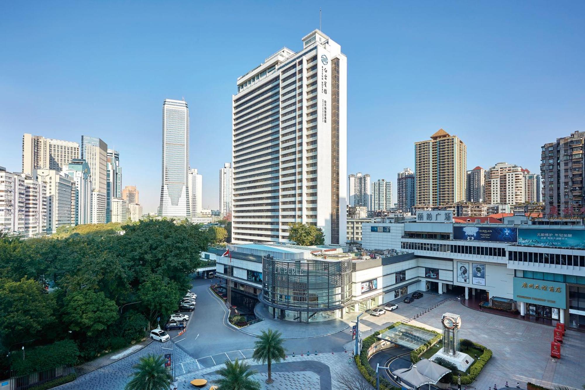 Guangzhou Baiyun Hotel Eksteriør billede The hotel in 2014